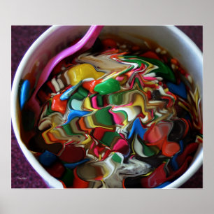 Póster Helado del helado