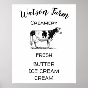 Póster Helado fresco ⎥ Poster personalizado