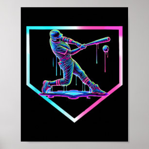 Póster Helado goteante Bysebyll Bysebyll Home Plate Chico