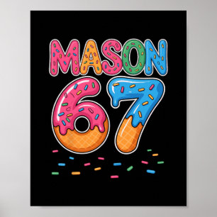 Póster Helado Goteo Mason Seis Siete 6 7 Argot Gen Alfa