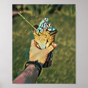 Póster helado helado Guay frío