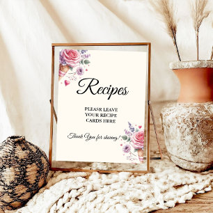 Póster Helado Pastel Deja tus Recetas Despedida de solter