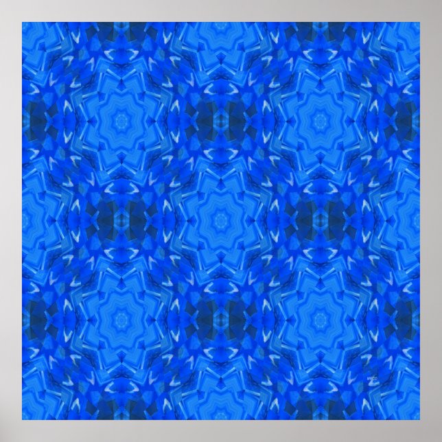 Póster Helados azules de nieve...... (Frente)