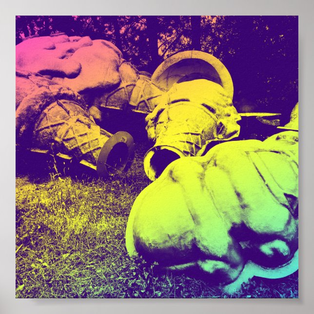 Póster helados de verano de fibra de vidrio (Frente)