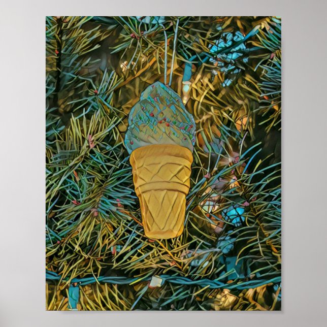 Póster Helados rociados (Frente)