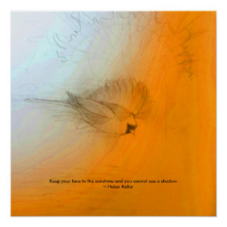 Póster Helen Keller cita