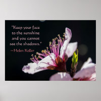 Helen Keller cita el florecimiento de la fiebre al
