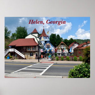 Póster Helen, paisaje de Georgia