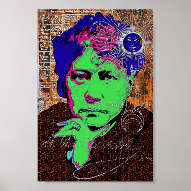 Póster Helena Blavatsky Teosofía Occult Esoteric New Age (Frente)