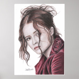Póster Helena Bonham Carter Rosa de inglés