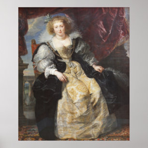 Póster Helena Fourment en su traje de novia