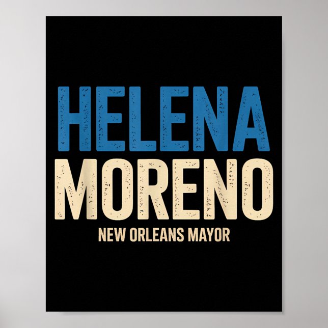 Póster Helena Moreno New Orleans Mayor  (Frente)