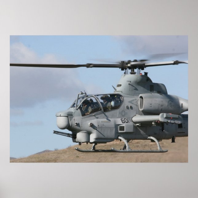 Póster Helicóptero de ataque de vibrador AH-1Z (Frente)