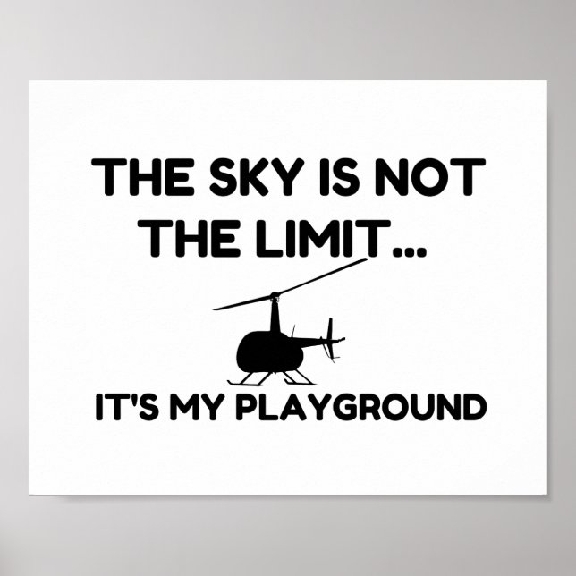 Póster Helicóptero SKY PLAYGROUND (Frente)