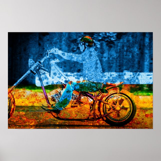 Póster helicóptero tan largo (Frente)