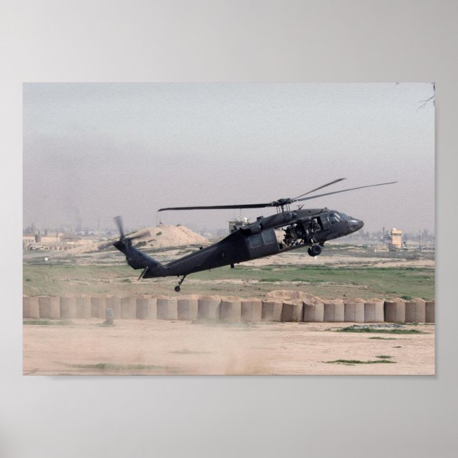 Póster Helicóptero UH-60L Black Hawk (Frente)