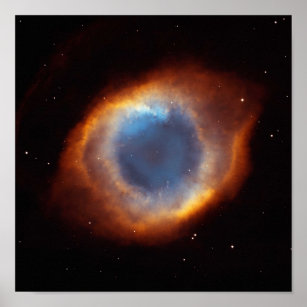 Póster Helix Nebula: El ojo de Dios
