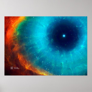 Póster Helix Nebula, NGC 7293 - Poster