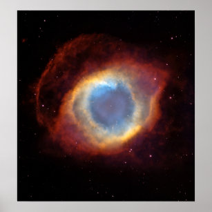 Póster Helix Nebula (Telescopio Hubble)