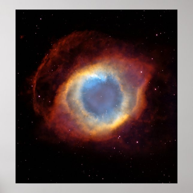 Póster Helix Nebula (Telescopio Hubble) (Frente)