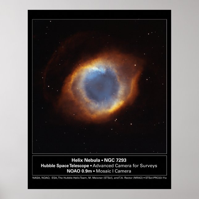 Póster HelixNebula-NGC7293-2003-11a (Frente)