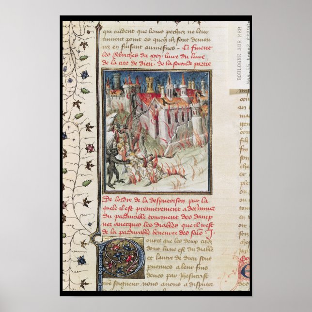 Póster Hell, from 'De Civitate Dei' by St. Augustine (Frente)