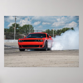 Póster Hellcat Burnout