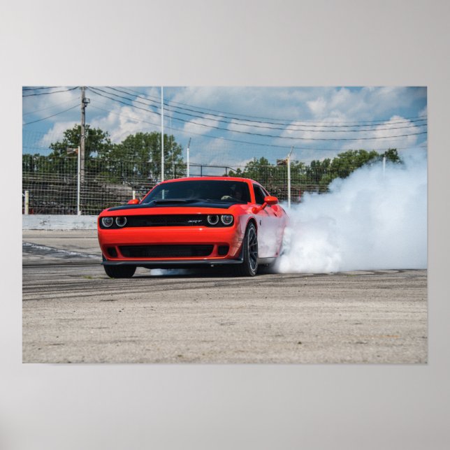 Póster Hellcat Burnout (Frente)