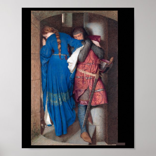 Póster "Hellelil and Hildebrand" de Burton (Frente)