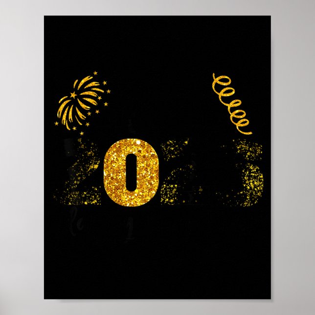 Póster Hello 2026 Happy New Year Countdown Party Family M (Frente)