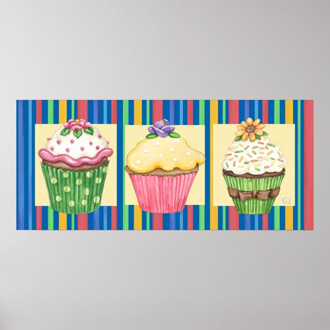 Póster Hello Cupcake - SRF (Frente)