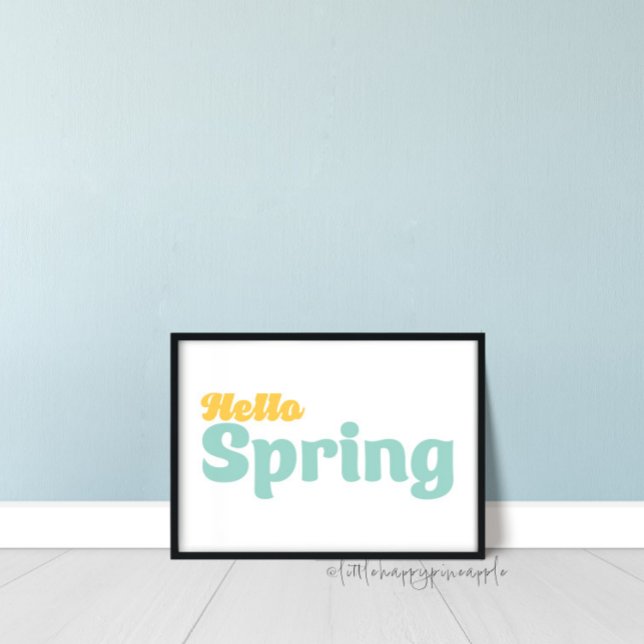 Póster Hello Spring Wall Art (Subido por el creador)