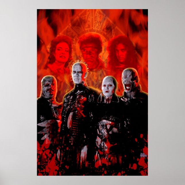 Póster Hellraiser Cenobites (Frente)