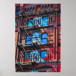 Póster Hell's Kitchen "Windermere building" 57th & 9th 