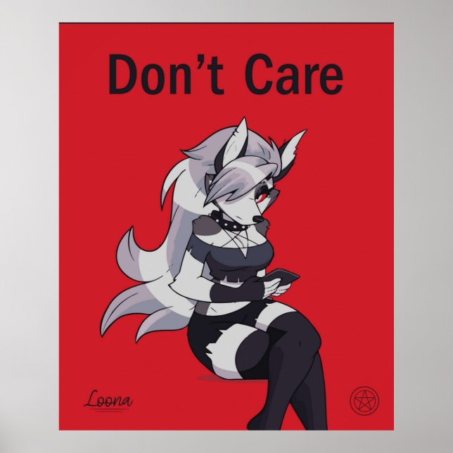 Póster Helluva Boss Loona Dope Fanart (Frente)