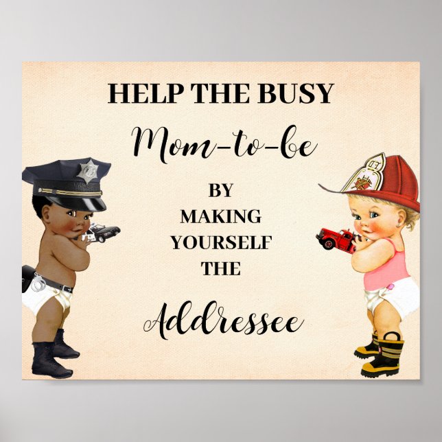 Póster Help Mom Make Yourself Addressee Little Recruit (Frente)