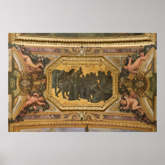 Póster Helping the People during the Famine (Frente)