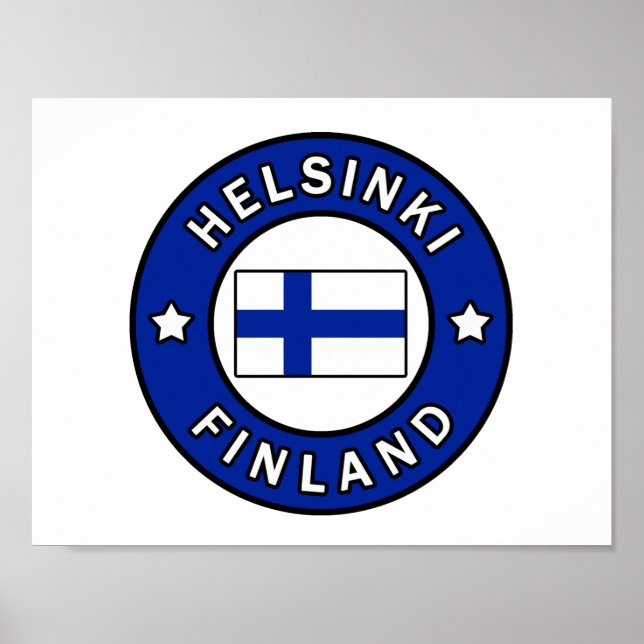 Póster Helsinki Finlandia (Frente)