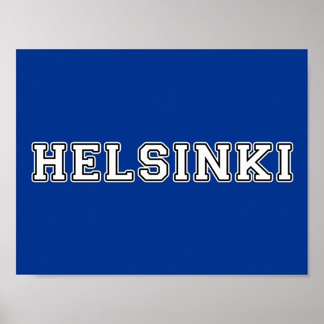 Póster Helsinki Finlandia (Frente)