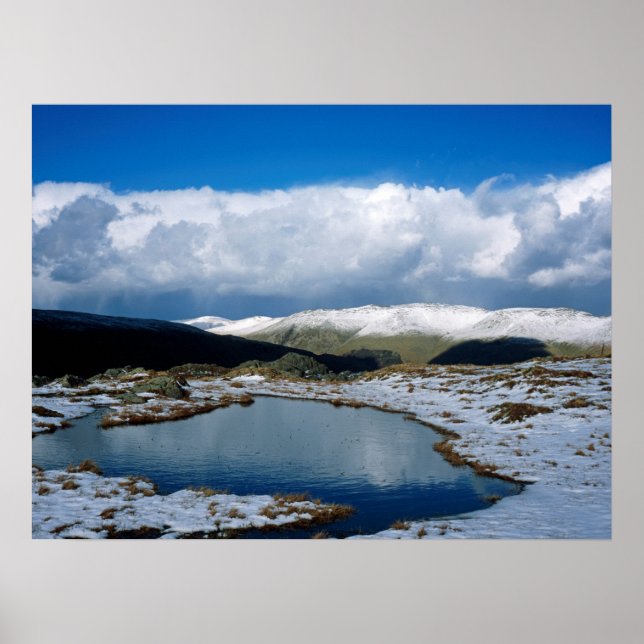 Póster Helvellyn England Holiday Card (Frente)