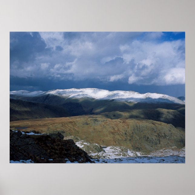 Póster Helvellyn England Holiday Card (Frente)