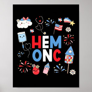 Póster Hematología Enfermera oncológica Peds Hem Onc Enfe