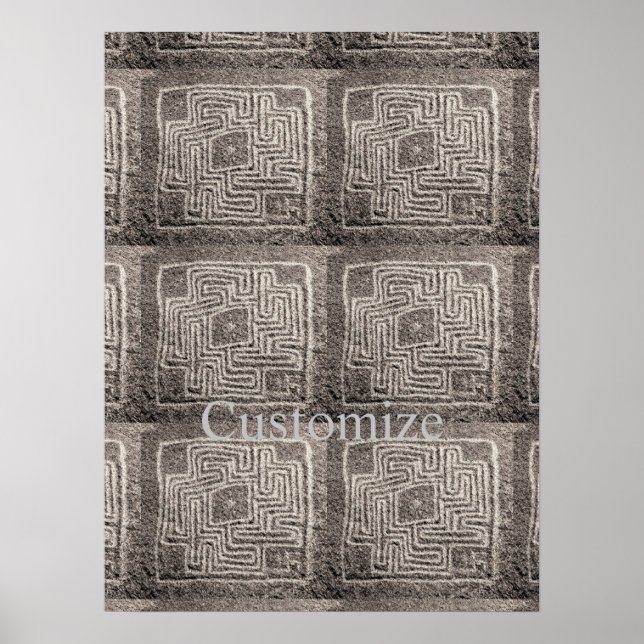 Póster Hemet Maze Stone Thunder_Cove (Frente)