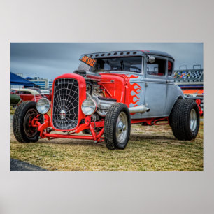 Póster Hemi Powered Hot Rod