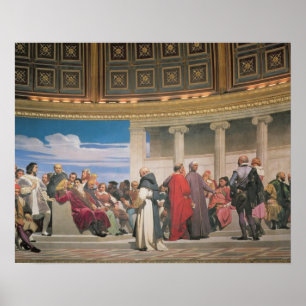 Póster Hemiciclo: Artistas de todas las edades, detalle