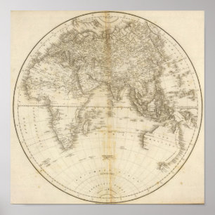 Póster Hemisferio del este 4