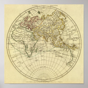 Póster Hemisferio del este 9