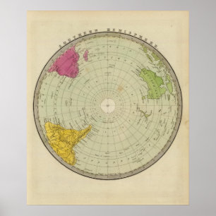 Póster Hemisferio meridional 2
