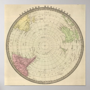 Póster Hemisferio meridional 3