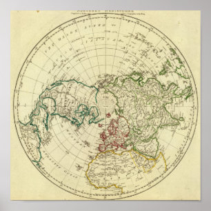 Póster Hemisferio norte